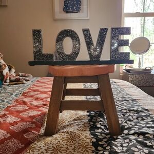 Black and White LOVE Sign